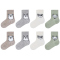 8er Pack camano Soft Originals Bio-Baumwolle Baby-Socken