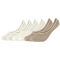 6er Pack s.Oliver Essentials Elastic Tape Füßlinge 8300 - sand melange 35-38