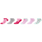 6er Pack s.Oliver Originals Bio-Baumwolle Motif Sneakersocken Mädchen 7411 - brook green 27-30