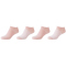 4er Pack s.Oliver Bio-Baumwolle Striped Rolled Mini Sneakersocken Damen 4220 - peachskin 39-42