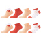 8er Pack s.Oliver Originals Organic Sneakersocken Kinder 2038 - faded rose 35-38