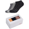3er Pack s.Oliver Hygge Rib Sneakersocken in Geschenkbox 9800 - anthracite melange 35-38
