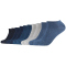 10er Pack s.Oliver Essentials Gekämmte Baumwolle Sneakersocken 0033 - denim mel. 35-38
