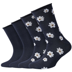 4er Pack s.Oliver Silky Touch Flower Ankle Socken Kinder...