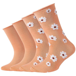 4er Pack s.Oliver Silky Touch Flower Ankle Socken Kinder...