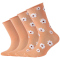 4er Pack s.Oliver Silky Touch Flower Ankle Socken Kinder 2018 - peach nectar 27-30