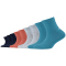9er Pack s.Oliver Essentials Gekämmte Baumwolle Quarter Socken Kinder 6259 - barrier reef 27-30