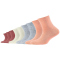 9er Pack s.Oliver Essentials Gekämmte Baumwolle Quarter Socken Kinder 2018 - peach nectar 27-30