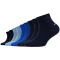 9er Pack s.Oliver Essentials Gekämmte Baumwolle Quarter Socken Kinder 0030 - blue 23-26