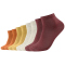 8er Pack s.Oliver Essentials Gekämmte Baumwolle Quarter Socken 3877 - syrah 35-38