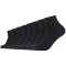 8er Pack s.Oliver Essentials Gekämmte Baumwolle Quarter Socken 0005 - black 35-38