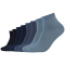 8er Pack s.Oliver Essentials Gekämmte Baumwolle Quarter Socken 0004 - navy 35-38