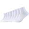8er Pack s.Oliver Essentials Gekämmte Baumwolle Quarter Socken 0000 - white 35-38