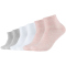 6er Pack s.Oliver Originals Bio-Baumwolle Quarter Socken 4200 - rosé melange 35-38