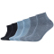 6er Pack s.Oliver Originals Bio-Baumwolle Quarter Socken 0075 - smoked blue 35-38