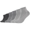 6er Pack s.Oliver Originals Bio-Baumwolle Quarter Socken 0008 - anthracite 35-38