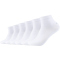 6er Pack s.Oliver Originals Bio-Baumwolle Quarter Socken 0001 - white 35-38