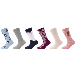 6er Pack s.Oliver Originals Bio-Baumwolle Motif Crew...