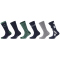 6er Pack s.Oliver Originals Bio-Baumwolle Motif Crew Socken Kinder 5801 - blue 27-30