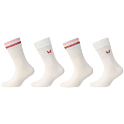 4er Pack s.Oliver Silky Sustainable Motif Crew Socken...
