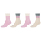 4er Pack s.Oliver Silky Touch Rib Crew Socken Damen 1101 - birch 35-38