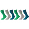 6er Pack s.Oliver Essentials Fancy Rib Crew Socken Kinder 6259 - barrier reef 27-30