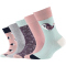 5er Pack s.Oliver Originals Organic Animal Crew Socken Kinder 4893 - vintage violet 27-30