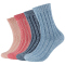 4er Pack s.Oliver Sustainable Hygge Crew Socken 5300 - stone melange + confetti 35-38