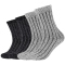 4er Pack s.Oliver Sustainable Hygge Crew Socken 0008 - anthracite 35-38