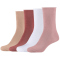 4er Pack s.Oliver Silky Touch Sustainable Crew Socken Damen 4257 - mellow rose 39-42