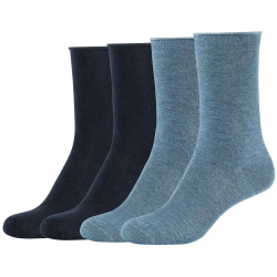 4er Pack s.Oliver Silky Touch Sustainable Crew Socken...
