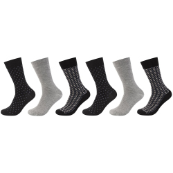 6er Pack s.Oliver Essentials Bio-Baumwolle Patterned Crew...