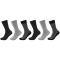 6er Pack s.Oliver Essentials Bio-Baumwolle Patterned Crew Socken 9300 - light grey melange 35-38