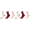 6er Pack s.Oliver Essentials Bio-Baumwolle Patterned Crew Socken 4220 - peachskin 35-38