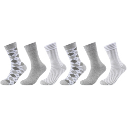 6er Pack s.Oliver Essentials Bio-Baumwolle Patterned Crew...