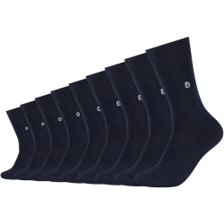 9er Pack s.Oliver Red Classic Crew Socken 0004 - navy 35-38