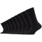 9er Pack s.Oliver Essentials Gekämmte Baumwolle Crew Socken Kinder 9999 - black 23-26