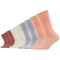 9er Pack s.Oliver Essentials Gekämmte Baumwolle Crew Socken Kinder 2018 - peach nectar 27-30