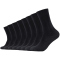 8er Pack s.Oliver Essentials Gekämmte Baumwolle Crew Socken 0005 - black 35-38
