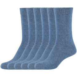 6er Pack s.Oliver Originals Organic Crew Socken Damen...
