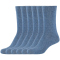 6er Pack s.Oliver Originals Organic Crew Socken Damen 5500 - denim melange 35-38