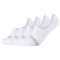 4er Pack Mustang True Denim Originals Bio-Baumwolle Füßlinge Herren 1000 - white 39-42