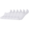 6er Pack Mustang True Denim Originals Bio-Baumwolle Füßlinge Damen 1000 - white 35-38