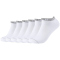 6er Pack Mustang Casual Bio-Baumwolle Sneakersocken Herren 1000 - white 39-42