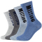 4er Pack Mustang Casual Bio-Baumwolle Crew Tennissocken Herren 5502 - denim mix 43-46