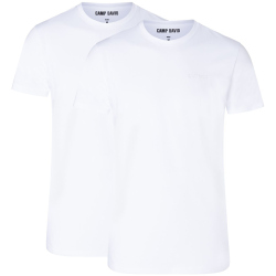 2er Pack Camp David Rundhals T-Shirt Herren 1000 - white XL