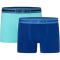 2er Pack Camp David Comfort Baumwolle Boxershorts Herren 7160 - teal M
