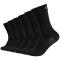 6er Pack Camp David Action-Mesh Crew Socken Herren 9999 - black 39-42