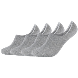 4er Pack camano Comfort Füßlinge 0010 - grey...