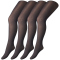 4er Pack camano Fine Strumpfhosen 40 DEN Kinder 0005 - black 98/116